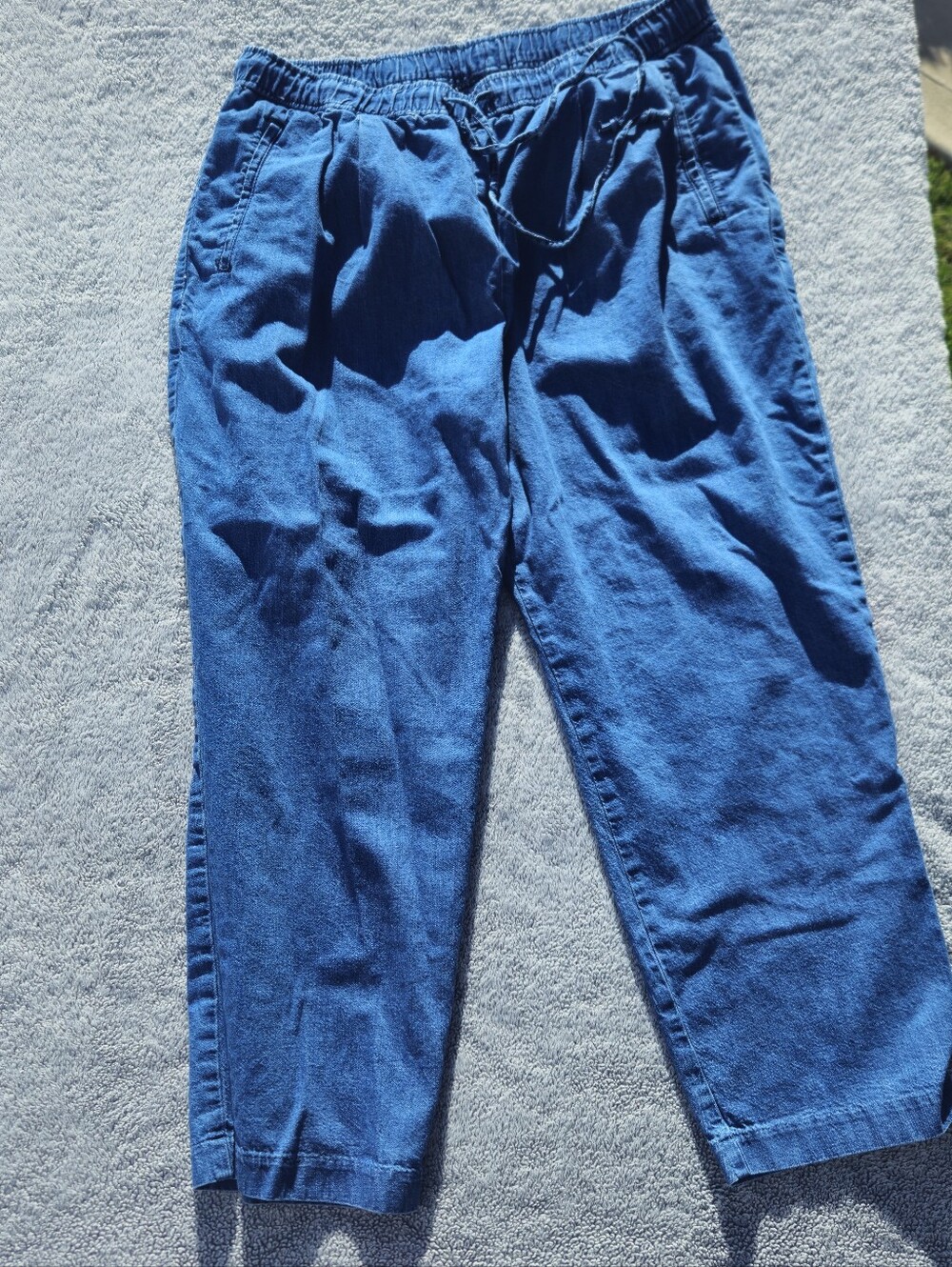 Old Navy Billie High Rise Comfort Waistband Wide Leg Denim Pants Size Xl